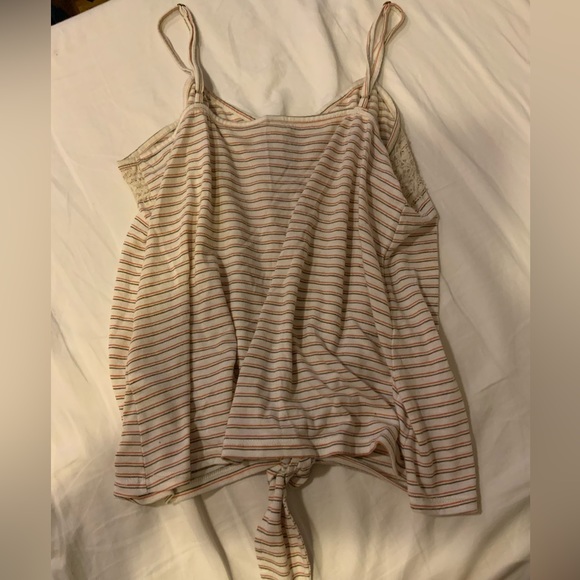 Adorable Striped Tank with Knot - Picture 3 of 5